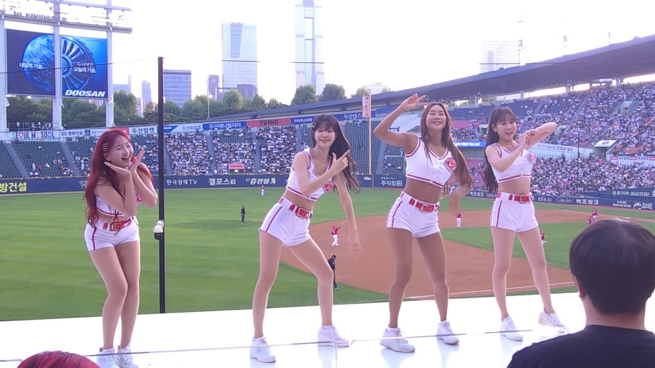 ssg랜더스 치어리더 공연 첫 만남은 계획대로 되지않아 240522 4k 60fps