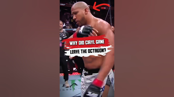 Why did Ciryl Gane suddenly leave the octagon? #mma