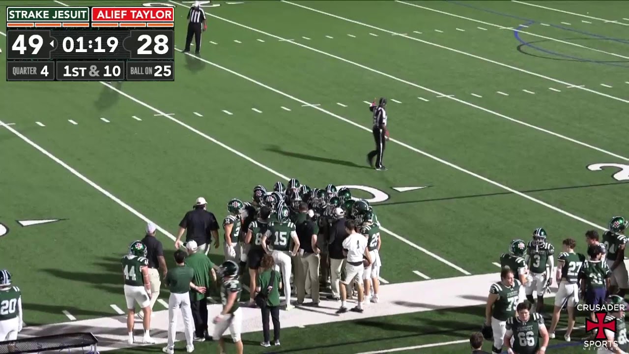 Strake Jesuit Football vs. Alief Taylor | Crusader Sports Network
