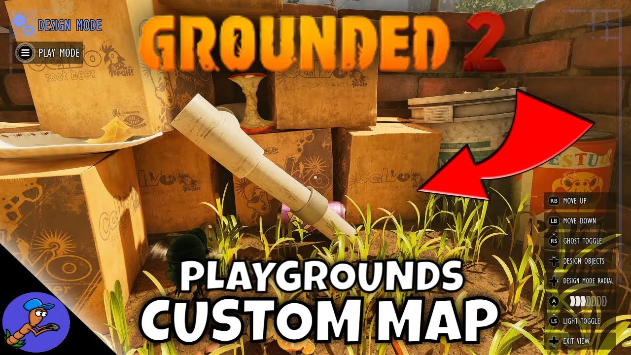 Building Our First Custom Map in Grounded 2 (Playgrounds PTB) - YouTube