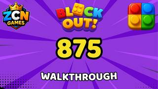 Block Out Level 875 Walkthrough | Full Solution