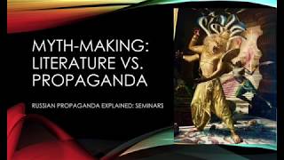 Myth-Making: Literature vs  Propaganda. New York, Brooklyn. April 19, 2018. Molasses Books.