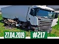 Подборка Аварий и ДТП с видеорегистратора №217 за 27.04.2019