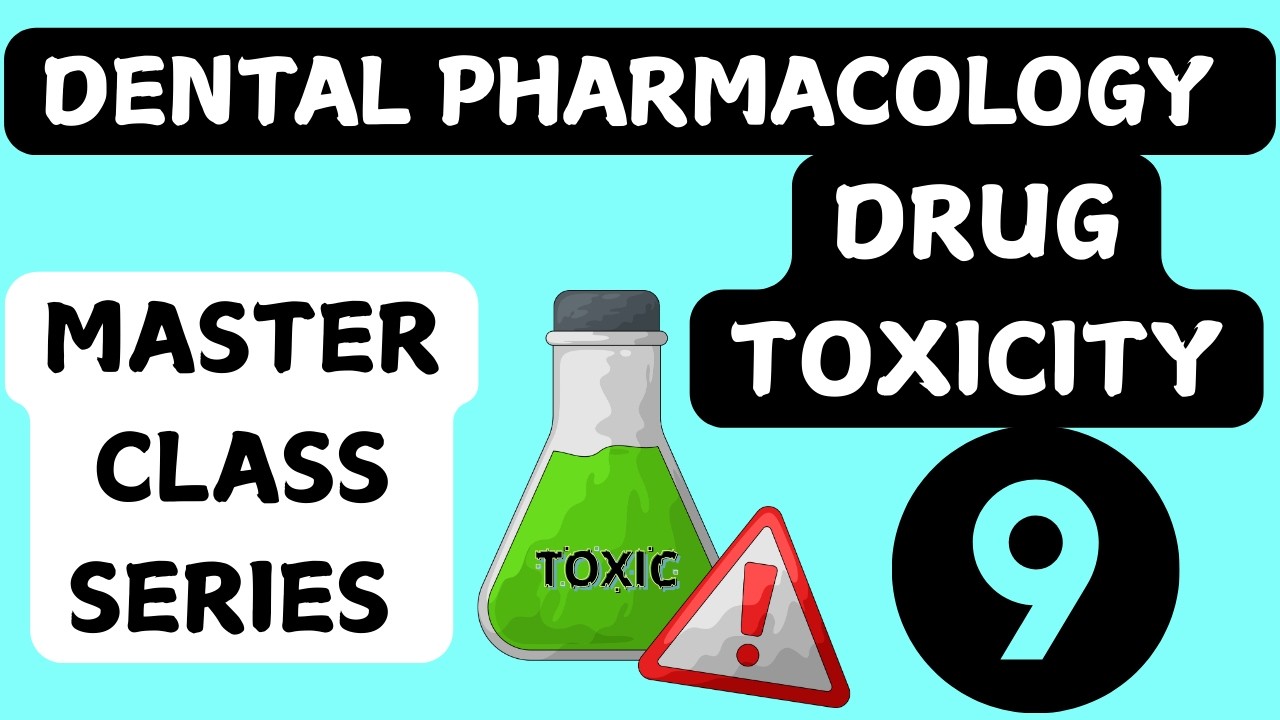 DP 9 Drug Toxicity Explained | Adverse Drug Reactions in Dentistry #dentalpharmacy #afk #inbde #ore