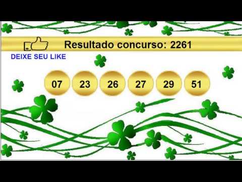 sorteio resultado mega sena 2261 Palpite 2262