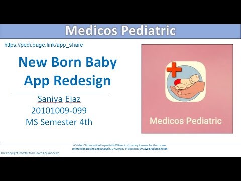 Medicos Pediatric: Redesign Mobile App Project