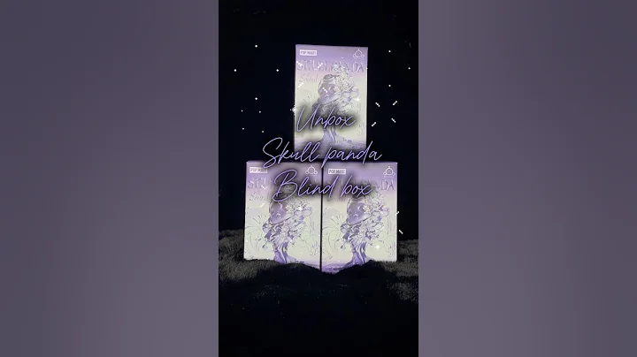 SKULLPANDA POPMART BLINDBOX ASMR UNBOXING #popmart #blindbox #asmr #skullpanda #popmartunboxing