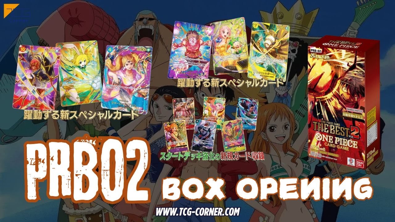ONE PIECE CARD THE BEST vol.2 3BOX Unboxing One Piece Card Game: The Best Volume 2 - Epic Pulls