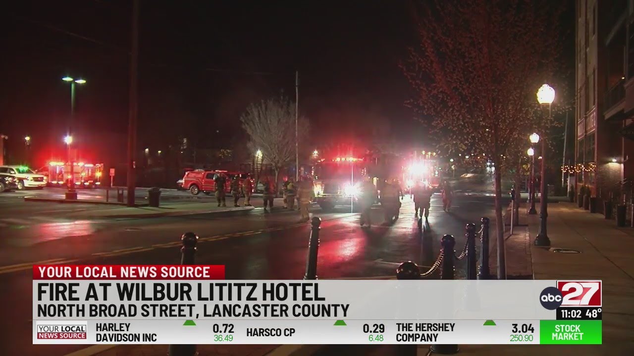 Lititz hotel's restaurant catches fire Monday night