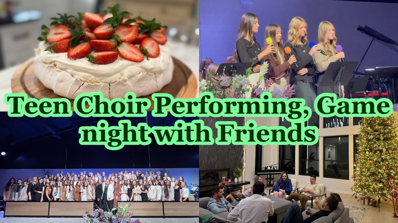 Выступление подросткового хора | Вечер игр с друзьями | 2025