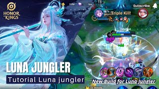 HONOR OF KINGS (LUNA) COMBINASI ITEM LUNA PALING AMPUH HP MAKIN TEBEL MAKIN SAKIT || BEST BUILD 2024