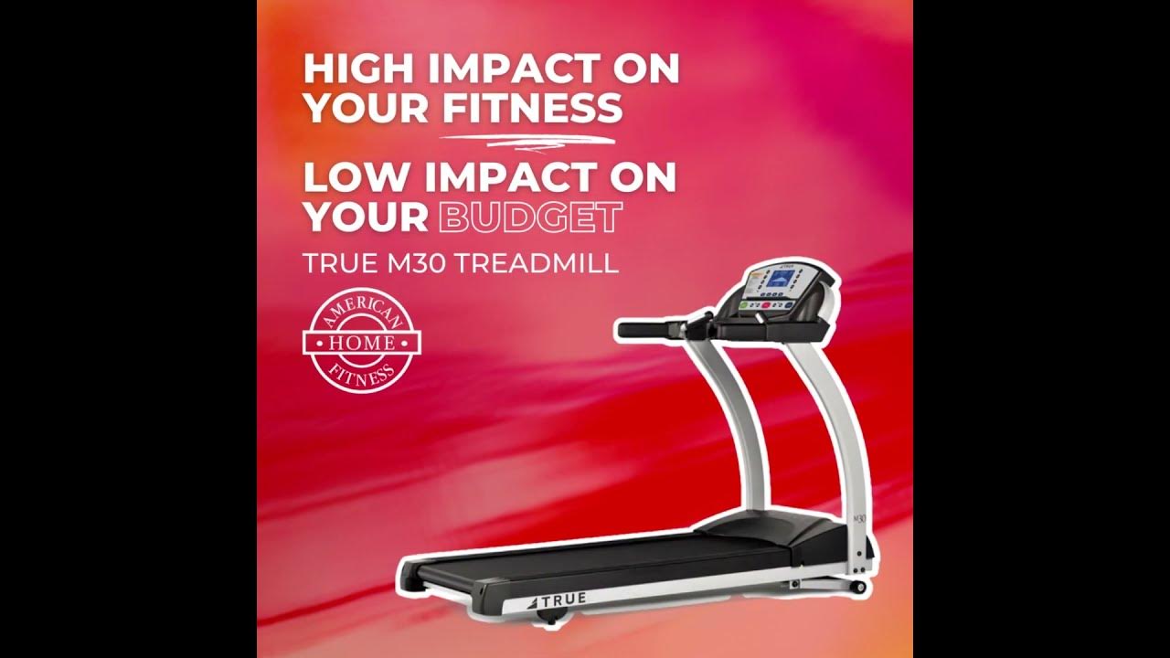 As part of the TRUE Motivation Series, the M30 Treadmill offers you the