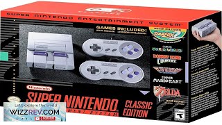 Super Nintendo SNES Classic Edition Mini Console W Built in 21  7 000 Games