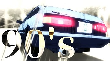 【MAD】RUNNING IN THE "90S" 【AMV】【頭文字D】【MFゴースト】【initiald】