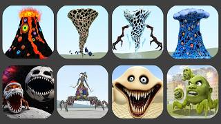 I Played Death Match Game With All Trypophobia Disasters VS Monster Sandbox In Space Mod,... screenshot 3