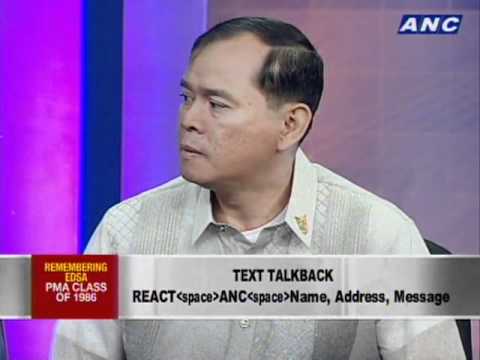 ANC Talkback: Remembering EDSA, PMA Class of 1986 ...