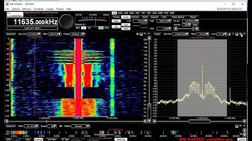11635 KHZ AM HM01 Cuba Spy numbers station- Partial Sked with Preamble