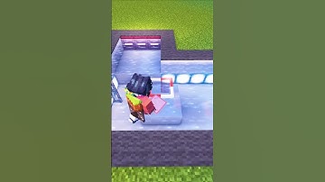 Minecraft Swimming Pool💦 #shorts