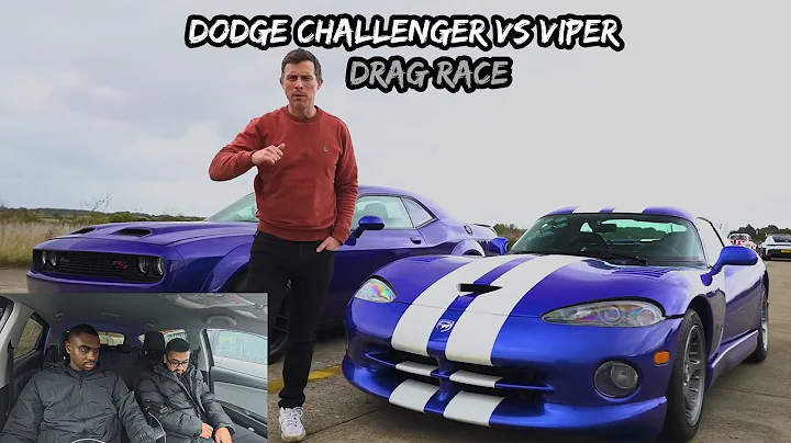 V10 Dodge Viper vs V8 Challenger: DRAG RACE REACTION!