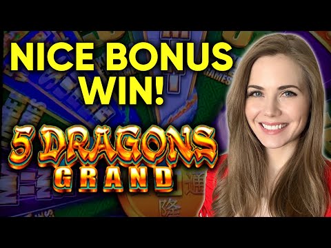 5 Dragons Grand Nice BONUS WIN! No Mystery Pick This Time!