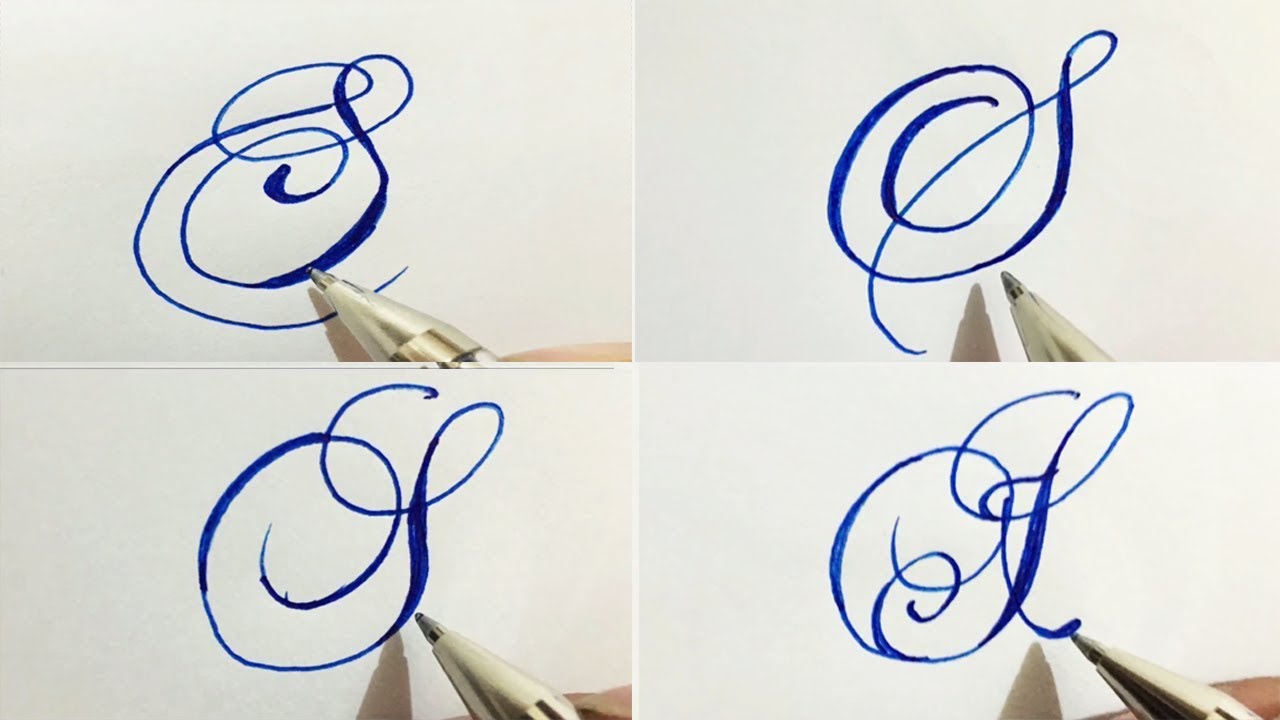 Stylish alphabets calligraphy | Letter S in calligraphy | alphabet S in ...
