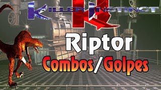 Aprenda como fazer combos e golpes do Riptor no Killer Instinct de Snes