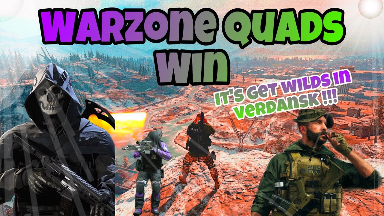 Call of Duty Warzone Quads Win !!! - YouTube