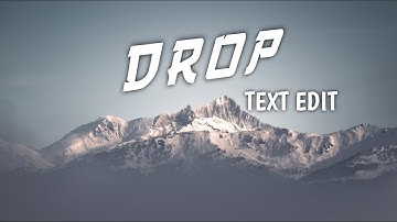 How to make Dropping Text Animation in Kinemaster | Falling text Animation | NPSCREATORS