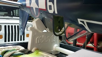 Giant Cosair DX18 sequencer on gear doors and retracts