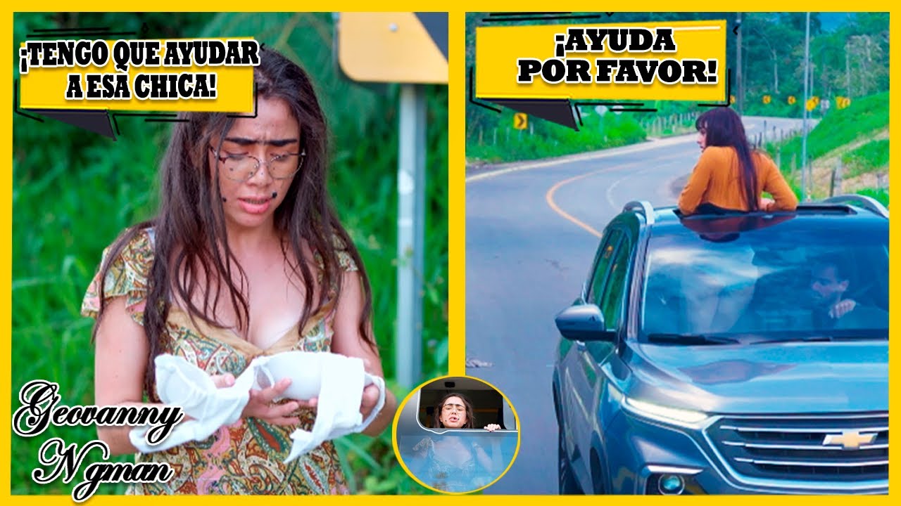 Pidió un deseo a su abuelita que esta en el cielo para salvar a esta mujer que estaba en peligro