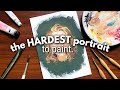 Cozy Artist Q&A + Painting the HARDEST Portrait of the 100 Heads Challenge
