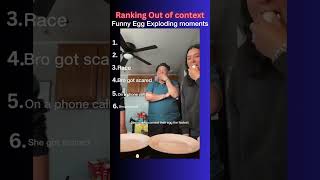 Famous Ranking Funny Egg Exploding moments🥚😂#shorts Net Worth