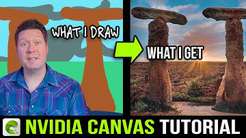Generating Landscapes with NVIDIA CANVAS & GauGAN2 - Tutorial
