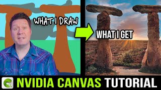 How to Generate Landscapes with NVIDIA CANVAS &amp; GauGAN2