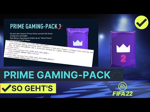 COLLECT PRIME GAMING PACK / SIMPLY EXPLAINED | CONNECT AMAZON with EA ACCOUNT | FIFA 22 ULTIMATE