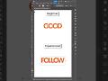 Fix Overlapping Text in Illustrator (Quick Tip) #adobe#tutorial#tips#process#texteffect#illustration