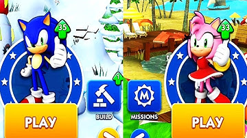 Sonic Dash Android Gameplay - Amy (Android,iOS)