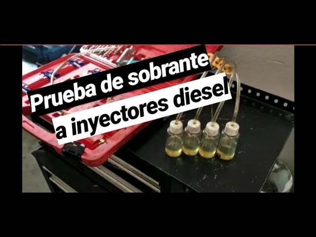 Como Comprobar Inyectores Diesel Por El Sobrante Youtube