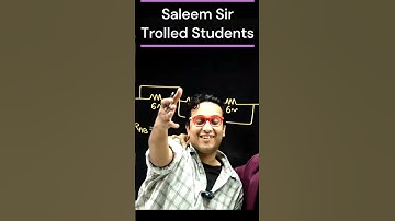 Saleem Sir Trolled Student || #yt #shortsfeed #shorts #youtubeshorts