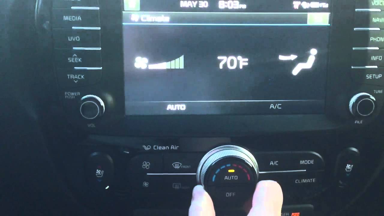 Kia Soul Auto Climate Control AC Light Trigger YouTube