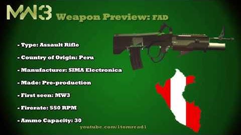 MW3 Guns - FAD *BRAND NEW GUN - 100% CONFIRMED* (MW3 Weapons previews Part 37)