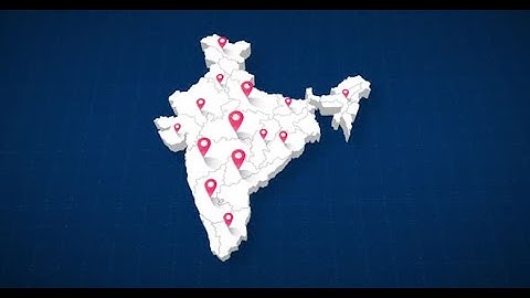 India Map Location Pin Point Animation | Motion Graphics template - Envato elements