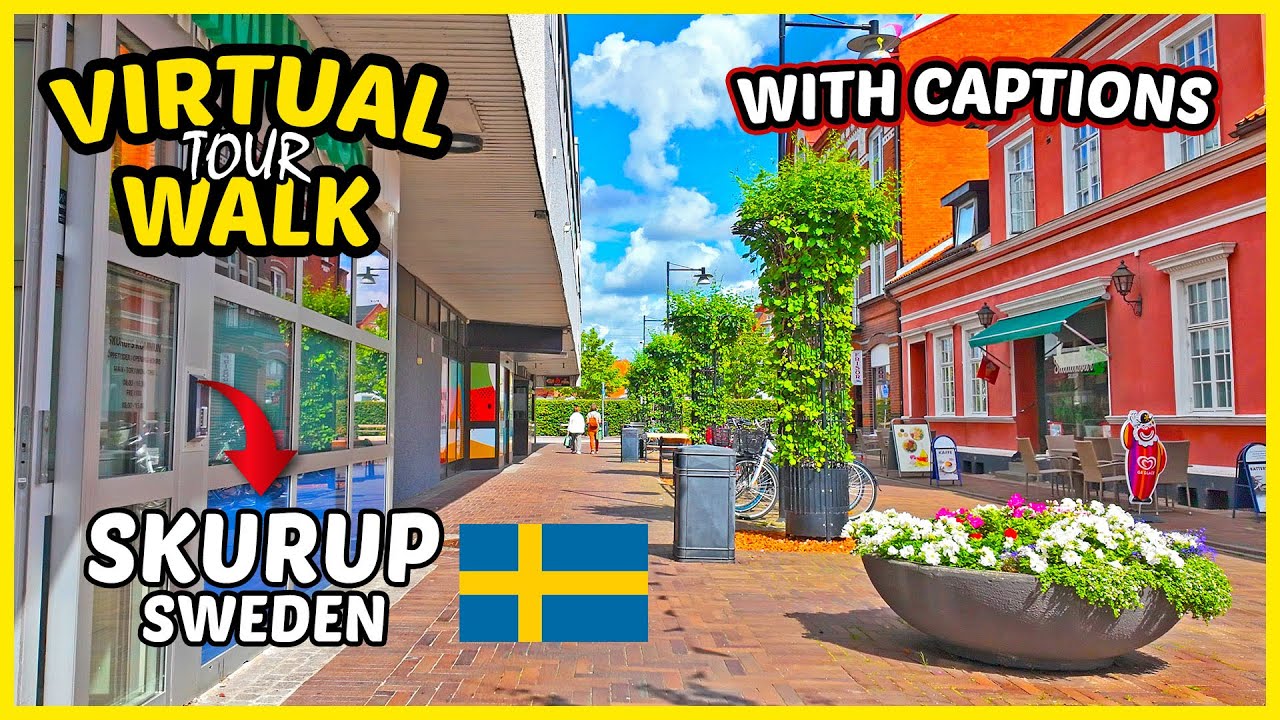 SKURUP, SWEDEN 🇸🇪 | SKURUP TOWN CENTER WALK | Skurup Sweden Walking Tour