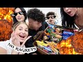 ME AND MY FRIENDS TRY EXOTIC SNACKS (Q&A) W/ ACTUALLYJOSE & REY DAMAS | JULIESOFIAA