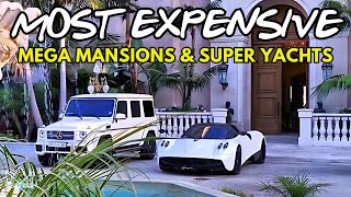 1HOUR LUXURY TOUR: Mega Mansions, Luxury Estates, Mega Yachts & Super Yachts