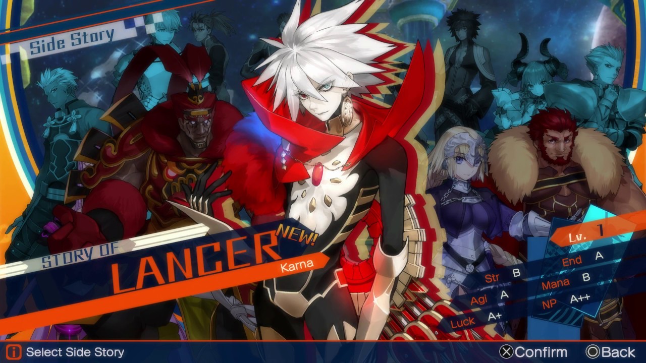 Fate/Extella: The Umbral Star (Extra) - Side Story: Karna - YouTube