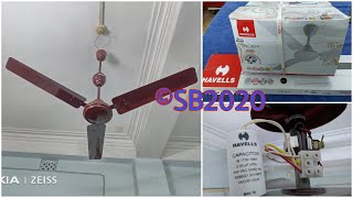 HAVELLS PACER (BROWN) 48" (1200MM) UNBOXING, INSTALLATION & REVIEW