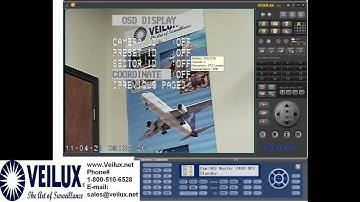 How to remove and add the camera ID and Coordinate on a Veilux IP PTZ camera.mp4