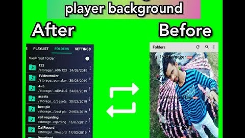 Change MX player HomeScreen background picture