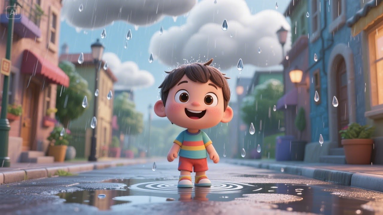 Dress for Rain – Raincoat Song | Fun Kids Weather Song | Splashy Puddle Rhyme